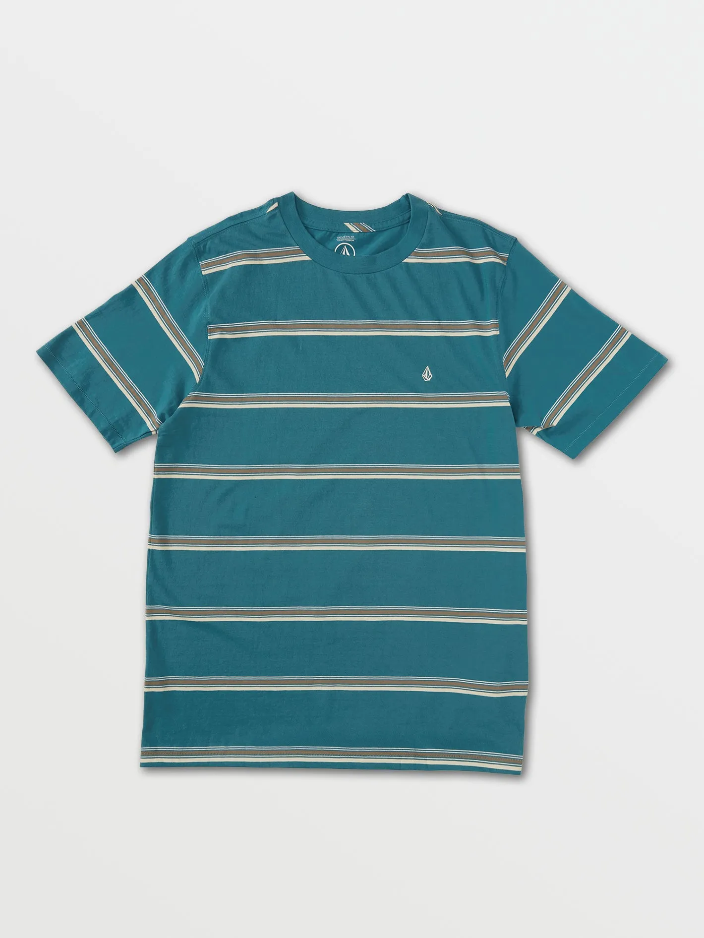 Halfax Stripe Crew Tee - Storm Blue sold by Volcom product image thumbnail 3