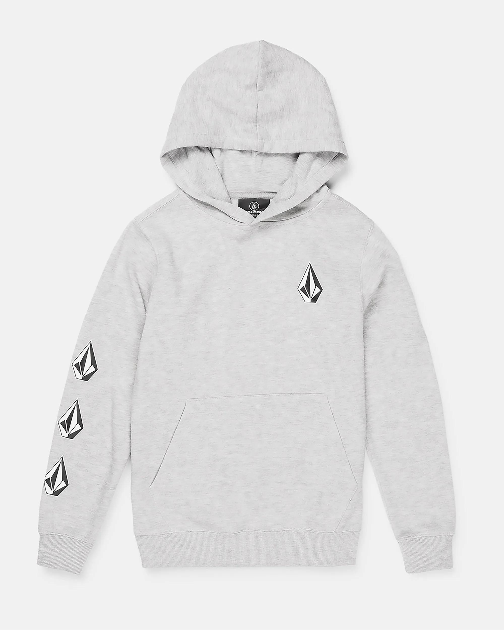 Big Boys Iconic Stone Pullover Hoodie - Grey Heather sold by Volcom
