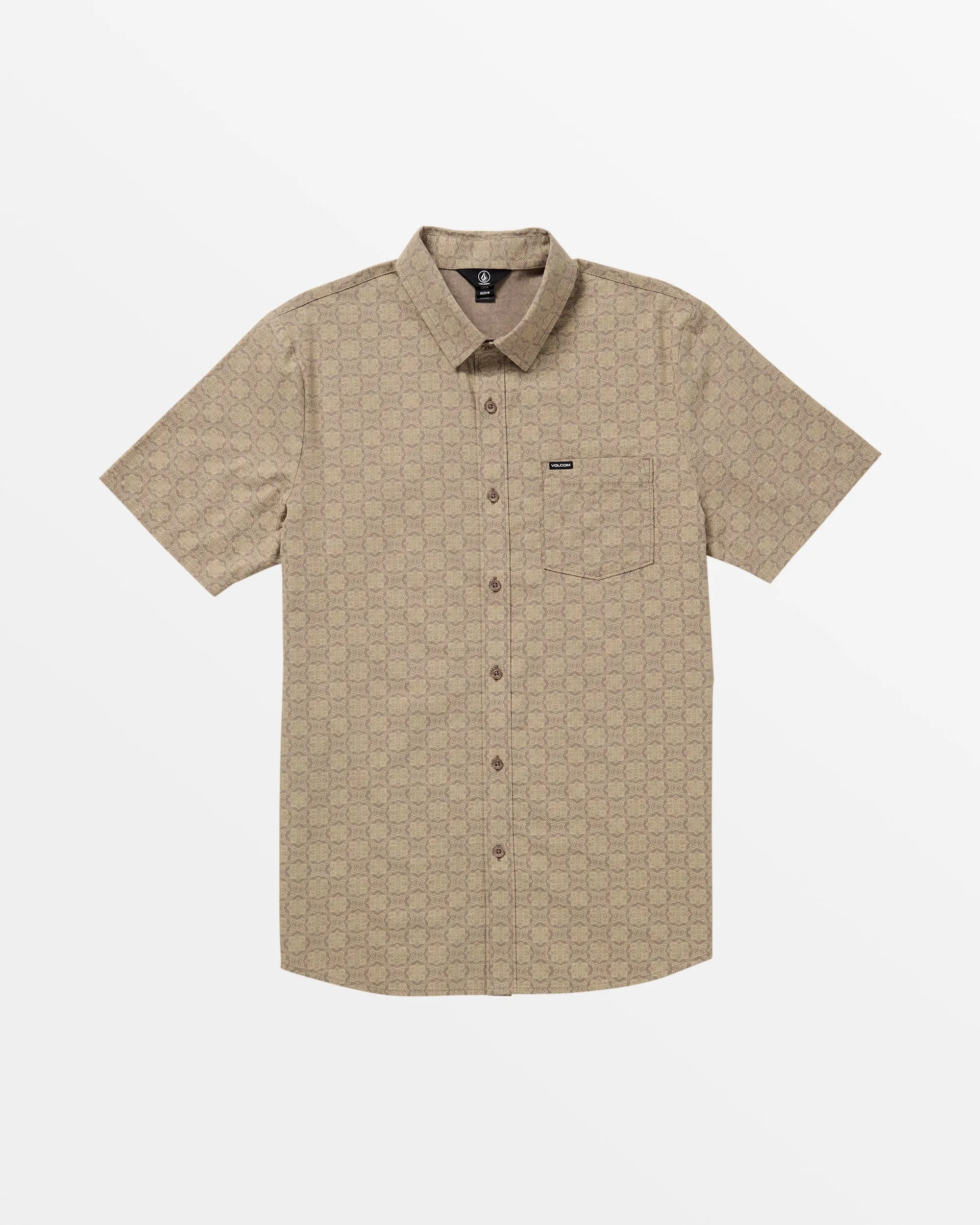 Warbler Short Sleeve Woven Top - Teak sold by Volcom