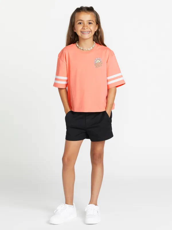 Girls Truly Stoked Tee - Reef Pink sold by Volcom