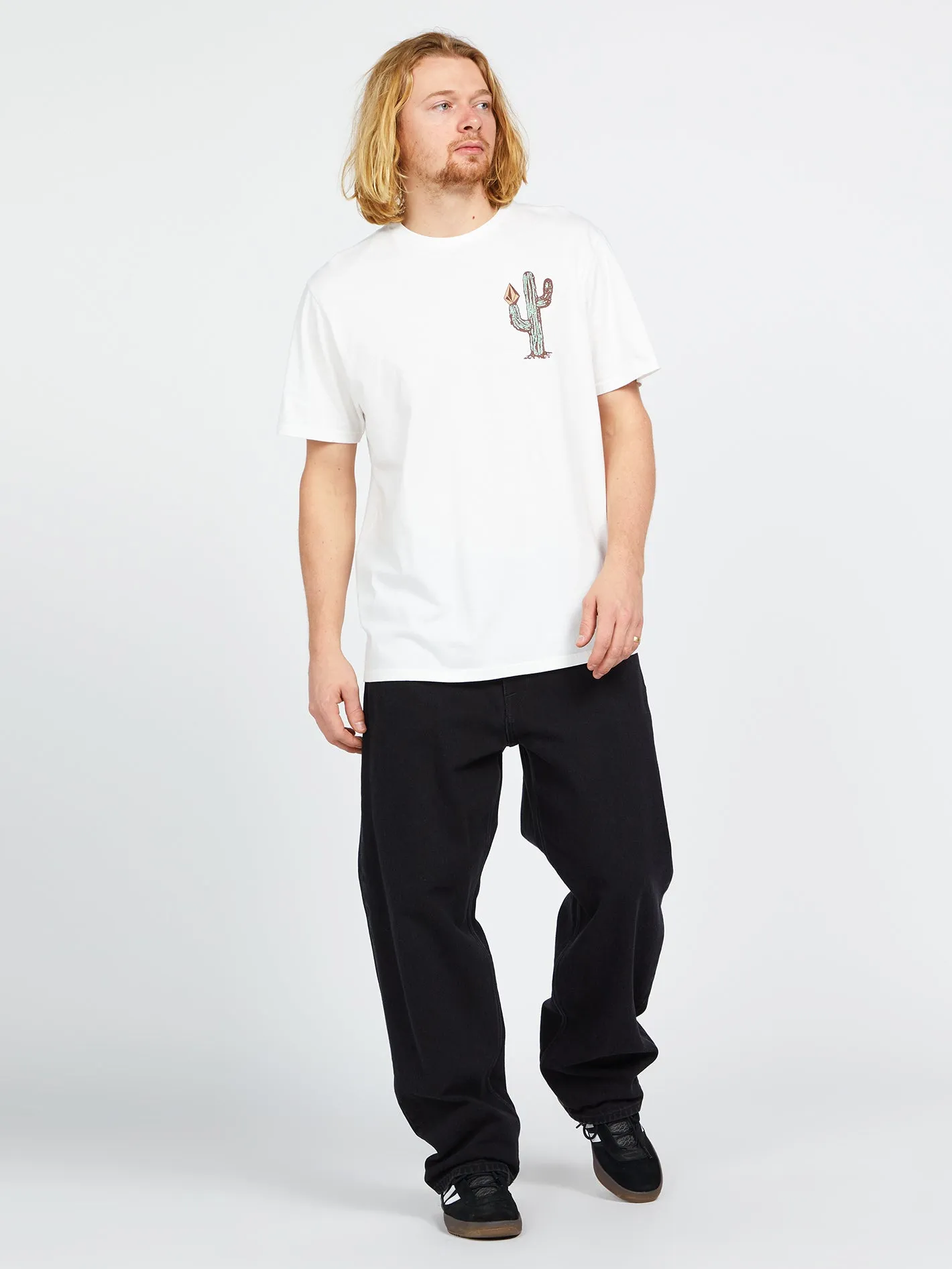 Prickly Farm To Yarn Short Sleeve Tee - Off White sold by Volcom product image thumbnail 2