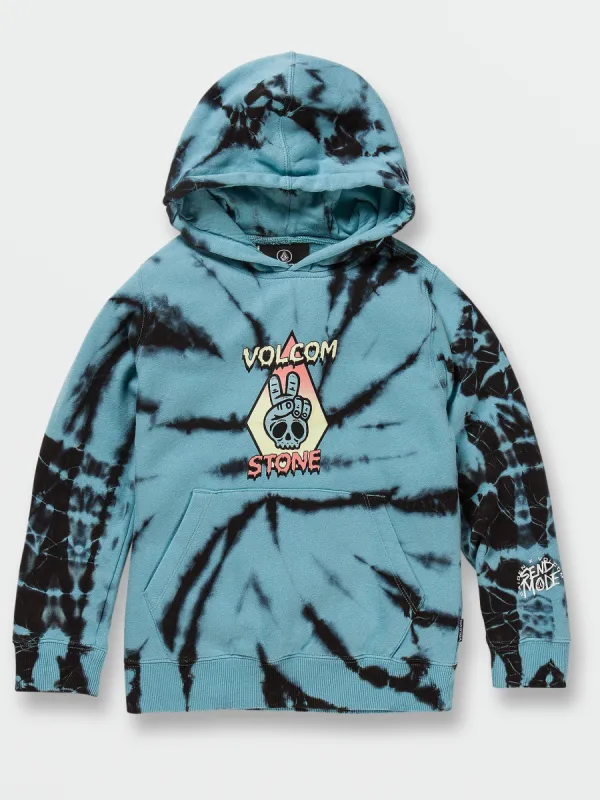 Little Boys Caiden Dye Pullover Hoodie - Pale Aqua sold by Volcom