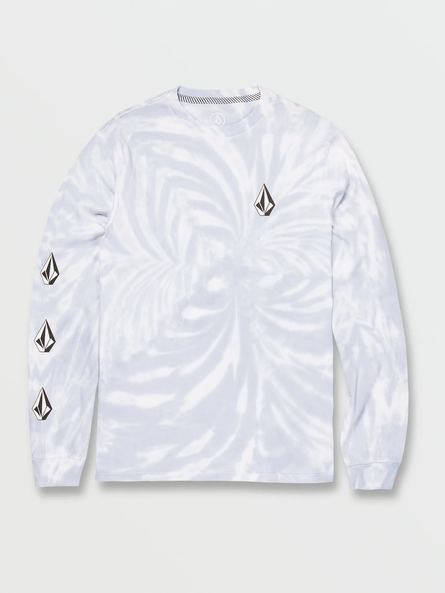 Iconic Stone Dye Long Sleeve Tee - Celestial Blue sold by Volcom