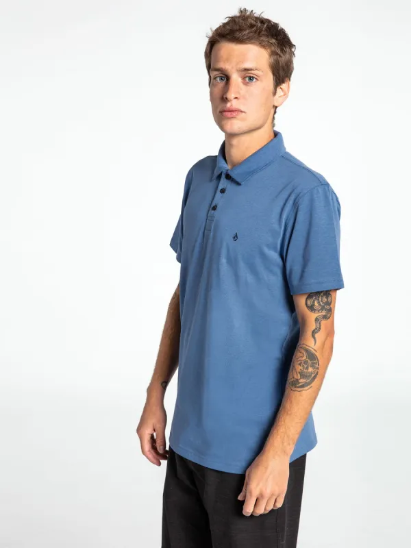 Hazard Pro Polo Short Sleeve - Riverside sold by Volcom