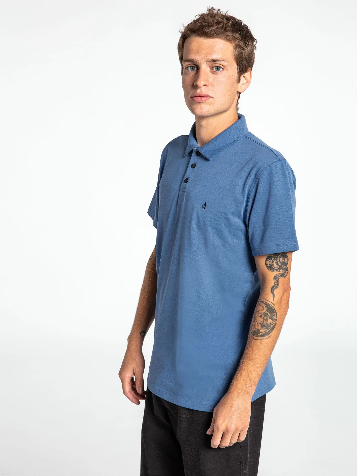 Hazard Pro Polo Short Sleeve - Riverside sold by Volcom