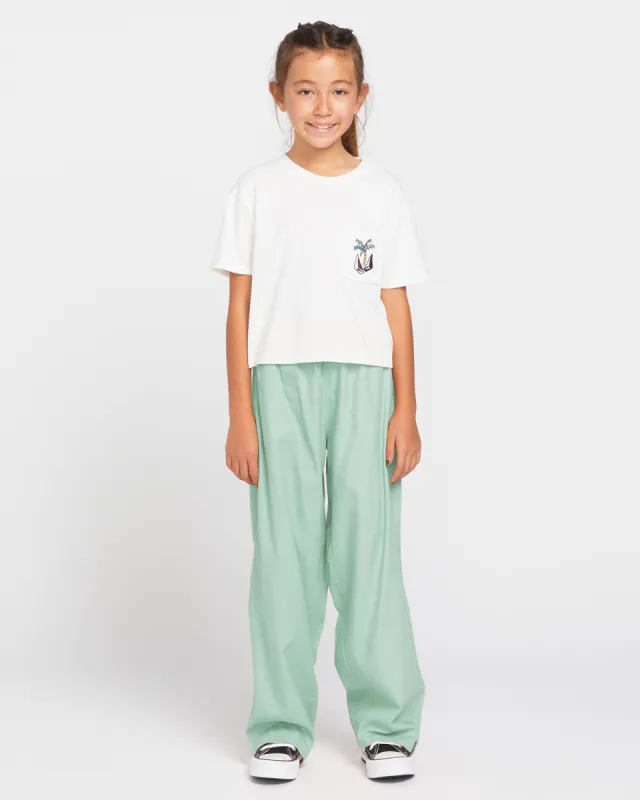 Big Girls Pkt Dial Short Sleeve Tee - Winter White sold by Volcom