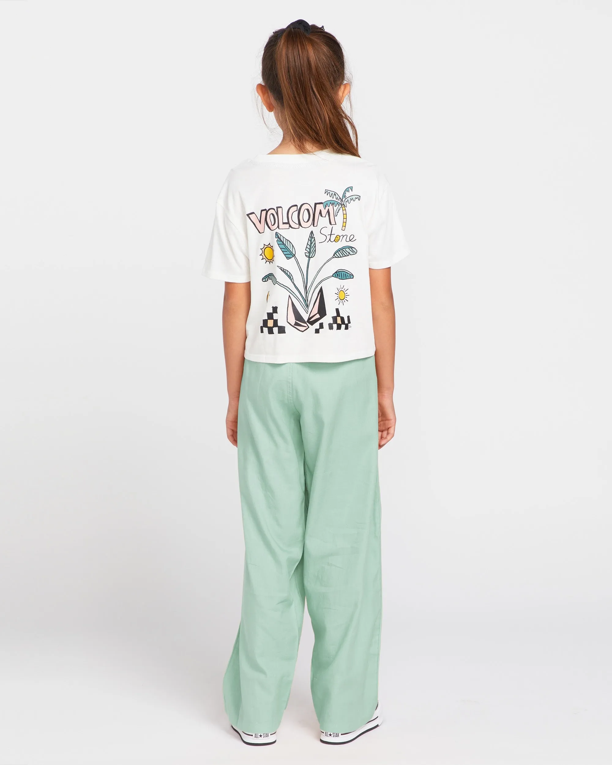 Big Girls Pkt Dial Short Sleeve Tee - Winter White sold by Volcom product image thumbnail 2