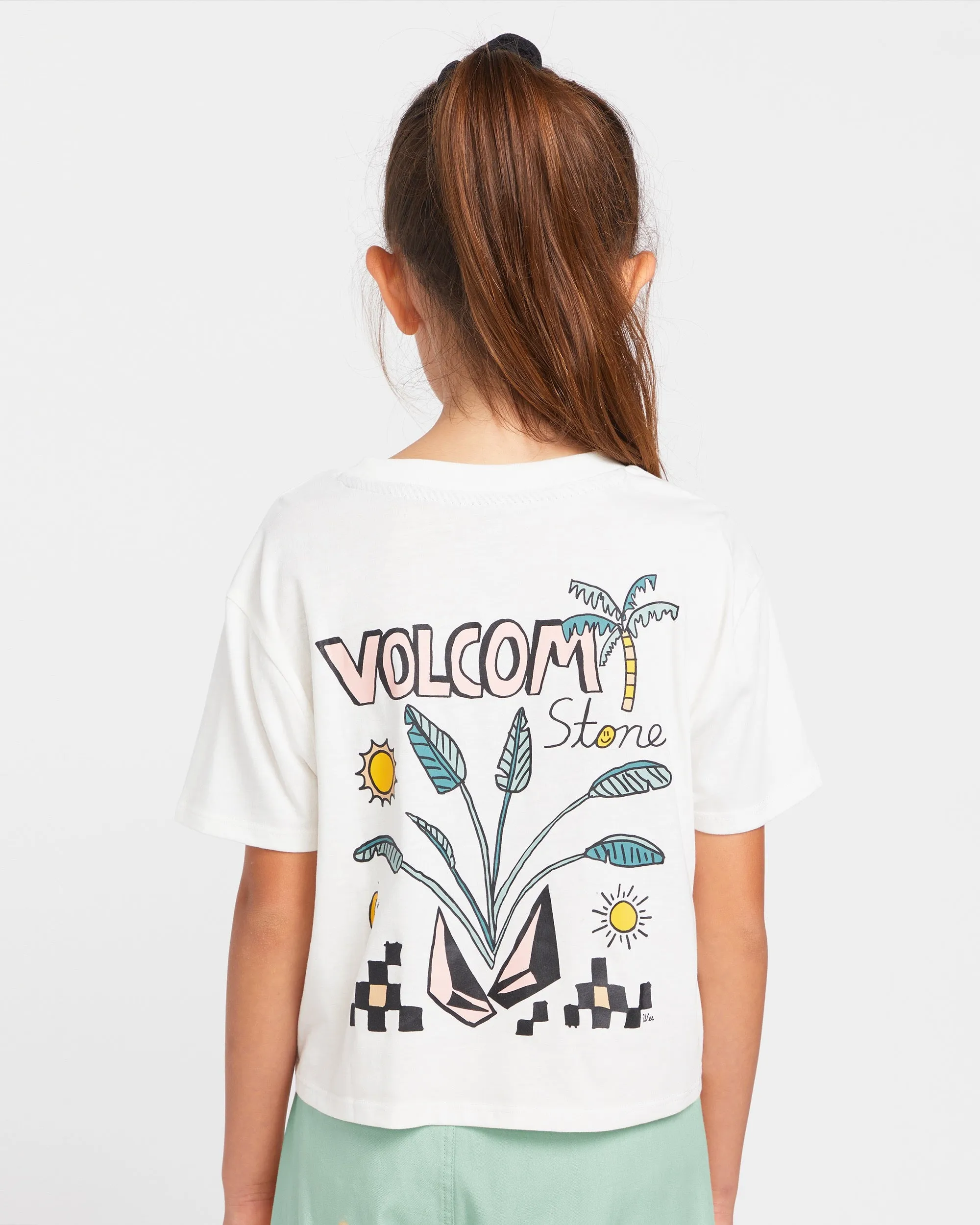 Big Girls Pkt Dial Short Sleeve Tee - Winter White sold by Volcom product image thumbnail 4