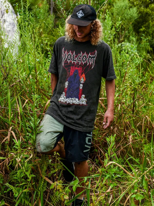 Stone Lord Short Sleeve Tee - Stealth sold by Volcom