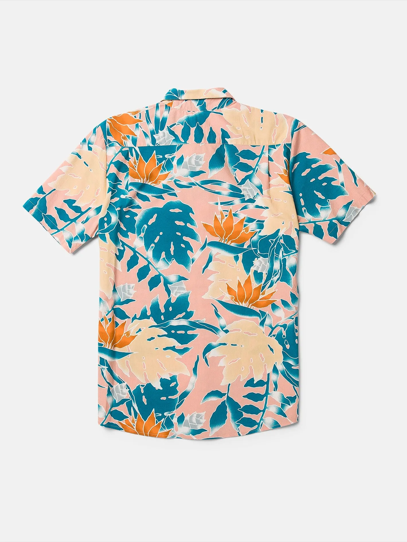 Leaf Pit Floral Short Sleeve Shirt - Salmon sold by Volcom product image thumbnail 2