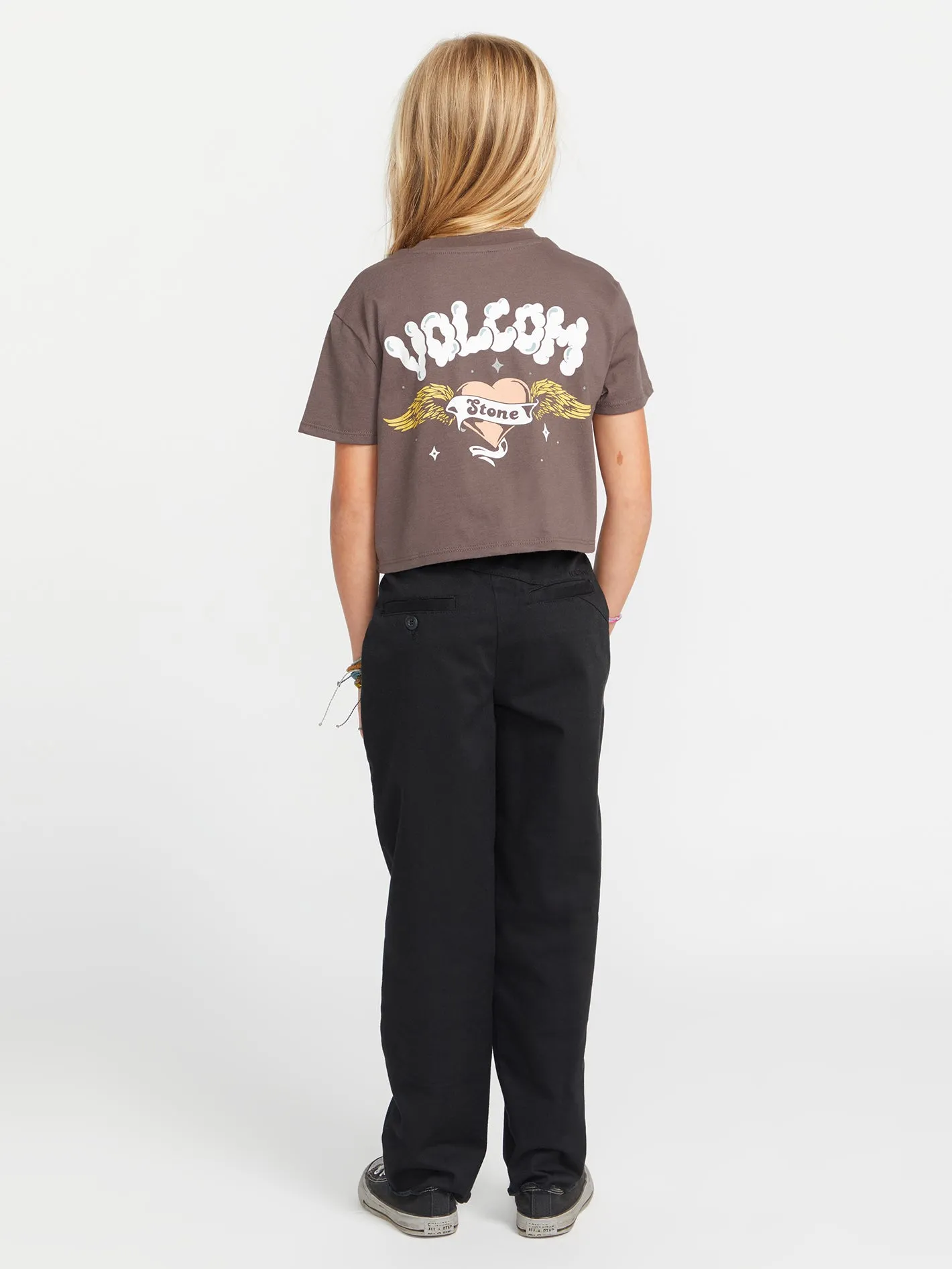 Girls Pocket Dial Tee - Slate Grey sold by Volcom product image thumbnail 2