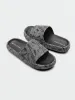 Mens Stoney Cloud Slide Sandals - Black White sold by Volcom