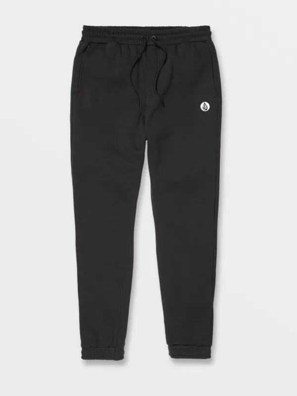 Single Stone Fleece Pants - Black sold by Volcom