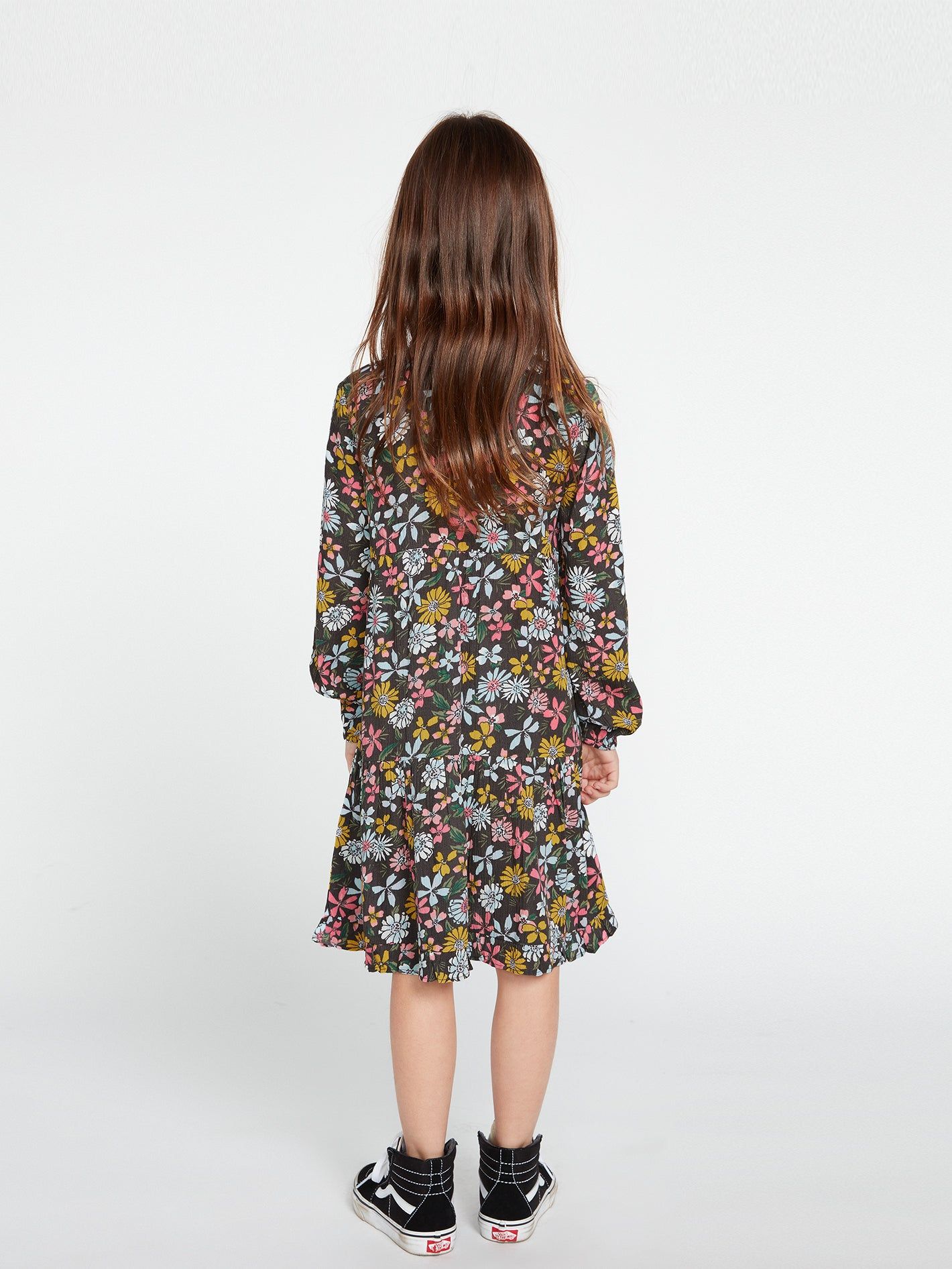 Girls Happy Dazee Dress - Espresso sold by Volcom product image thumbnail 5