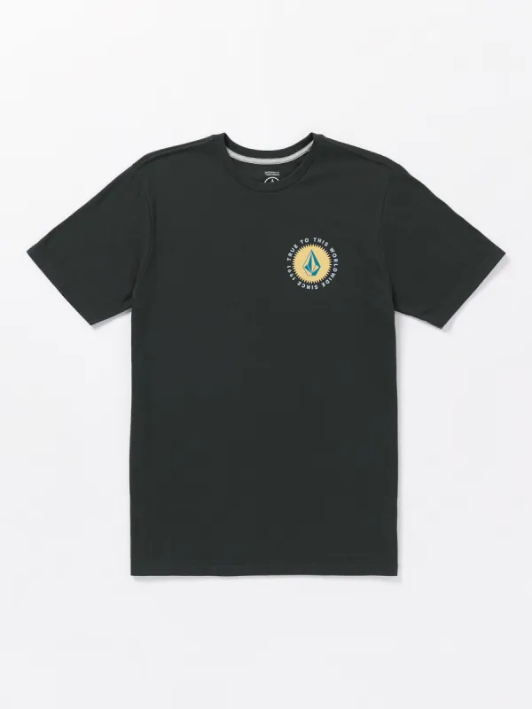 Shaped Up Short Sleeve Tee - Washed Black Heather sold by Volcom
