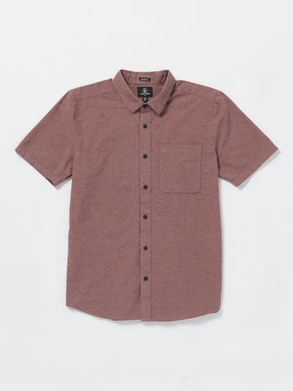 Date Knight Short Sleeve Shirt - Bordeaux Brown sold by Volcom