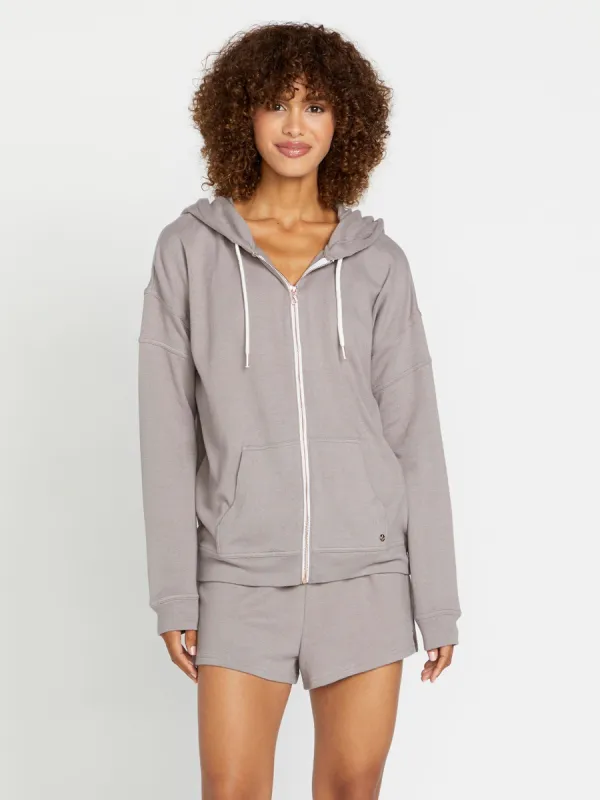 Lived in Lounge Zip Jacket - Daze Grey sold by Volcom