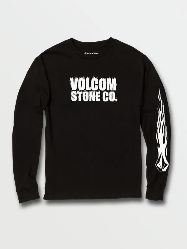 Big Boys Ignighter Long Sleeve Tee - Black sold by Volcom
