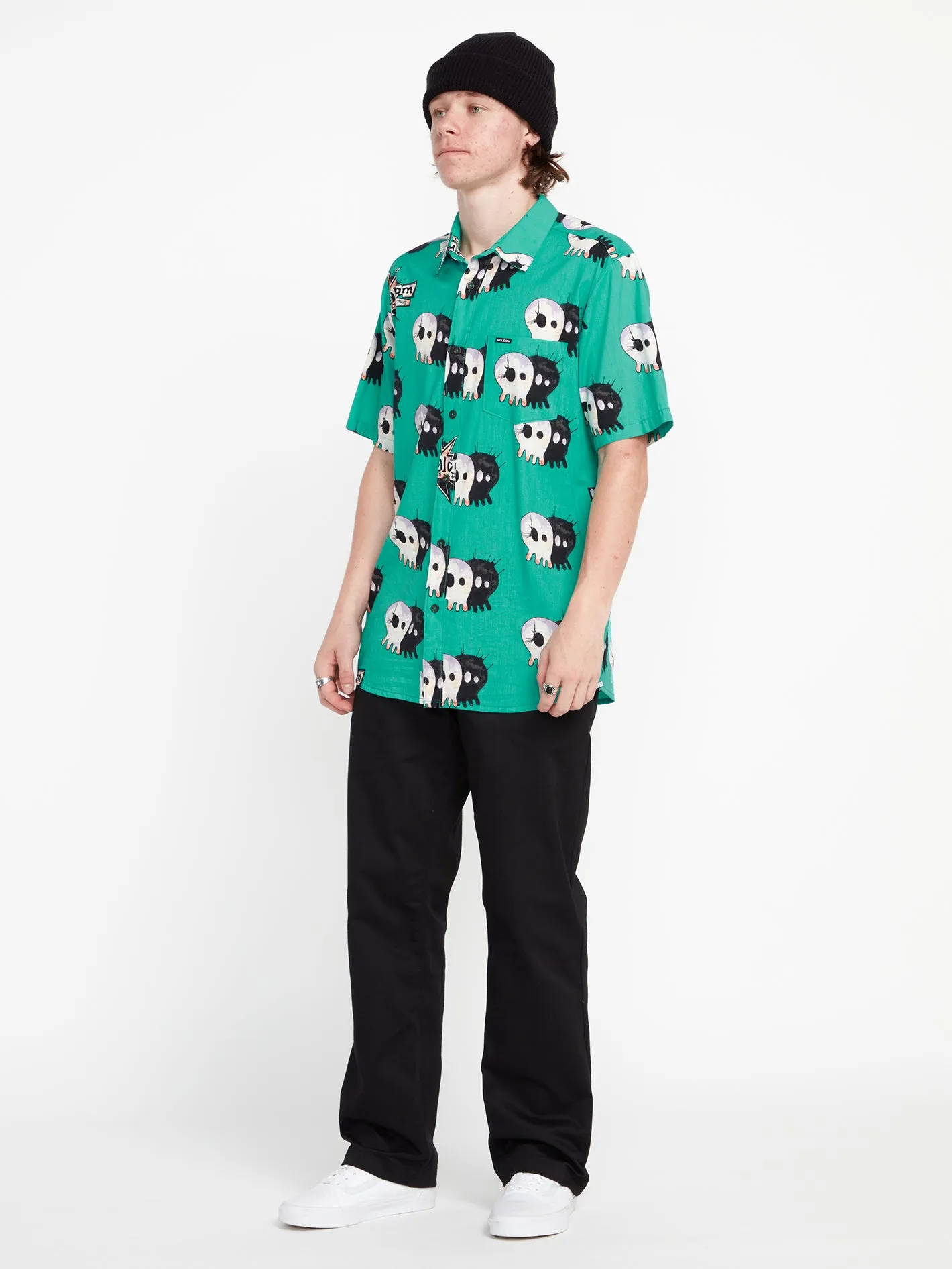 Volcom Entertainment Pepper Short Sleeve Shirt - Scrubs Green sold by Volcom