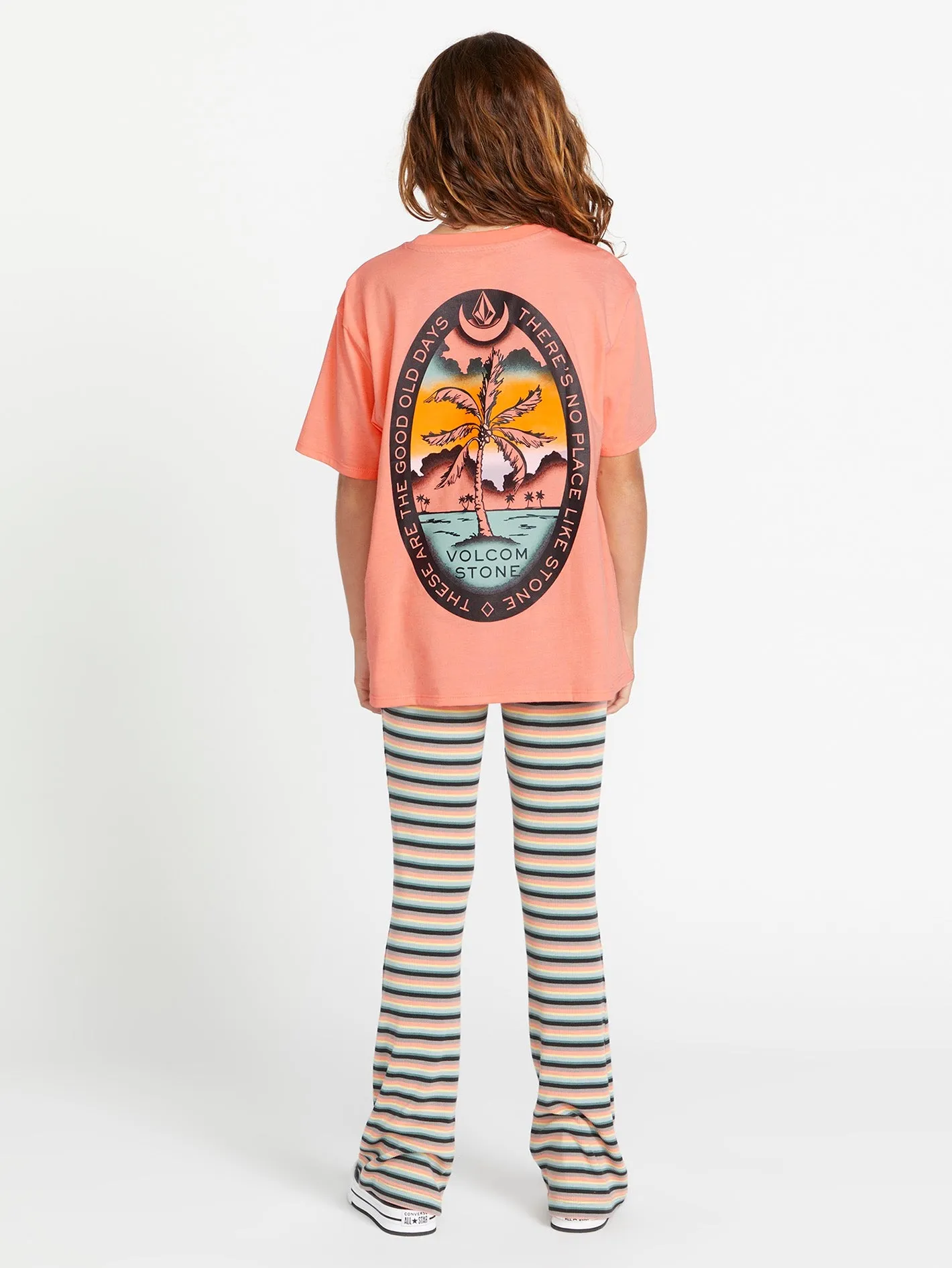 Girls Truly Stoked Bf Tee - Reef Pink sold by Volcom product image thumbnail 2