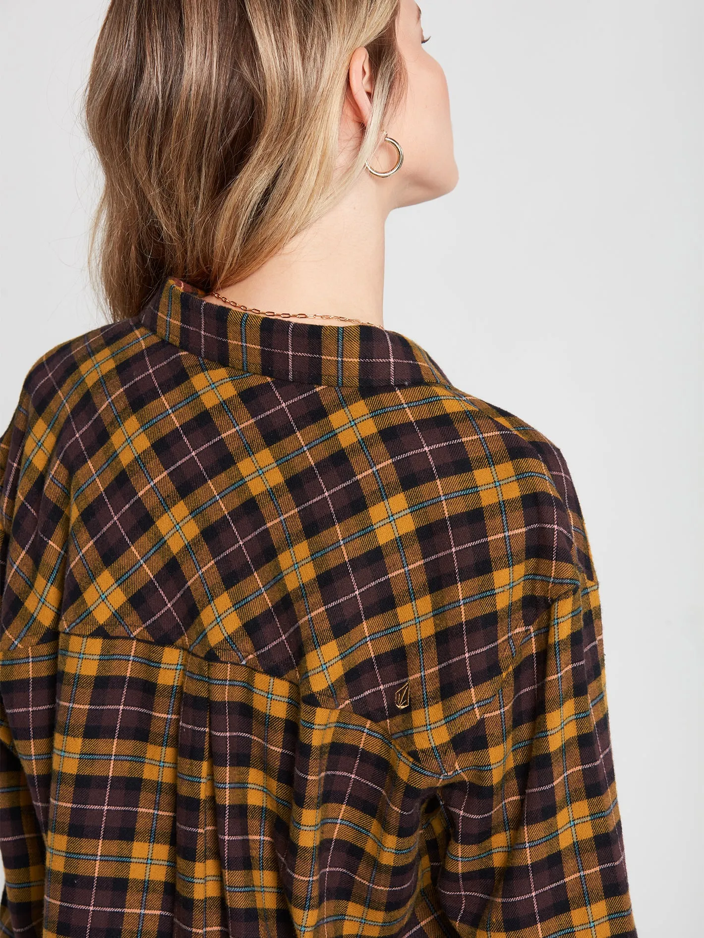 PLAID TO MEET U LS - BRONZE sold by Volcom product image thumbnail 4