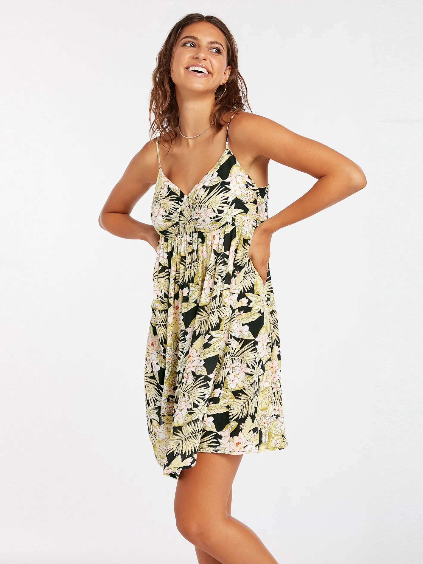 Frondly Fire Dress - Black Combo sold by Volcom