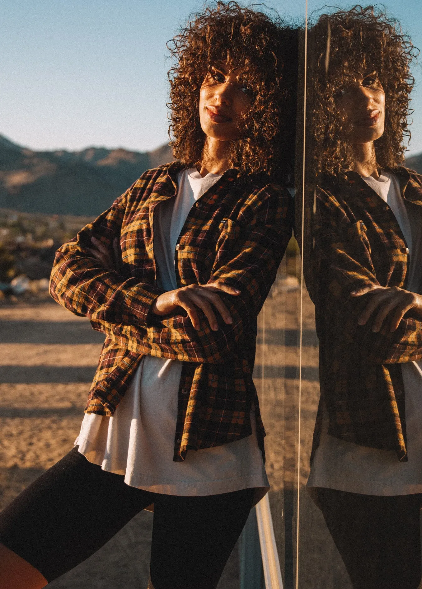 PLAID TO MEET U LS - BRONZE sold by Volcom product image thumbnail 5