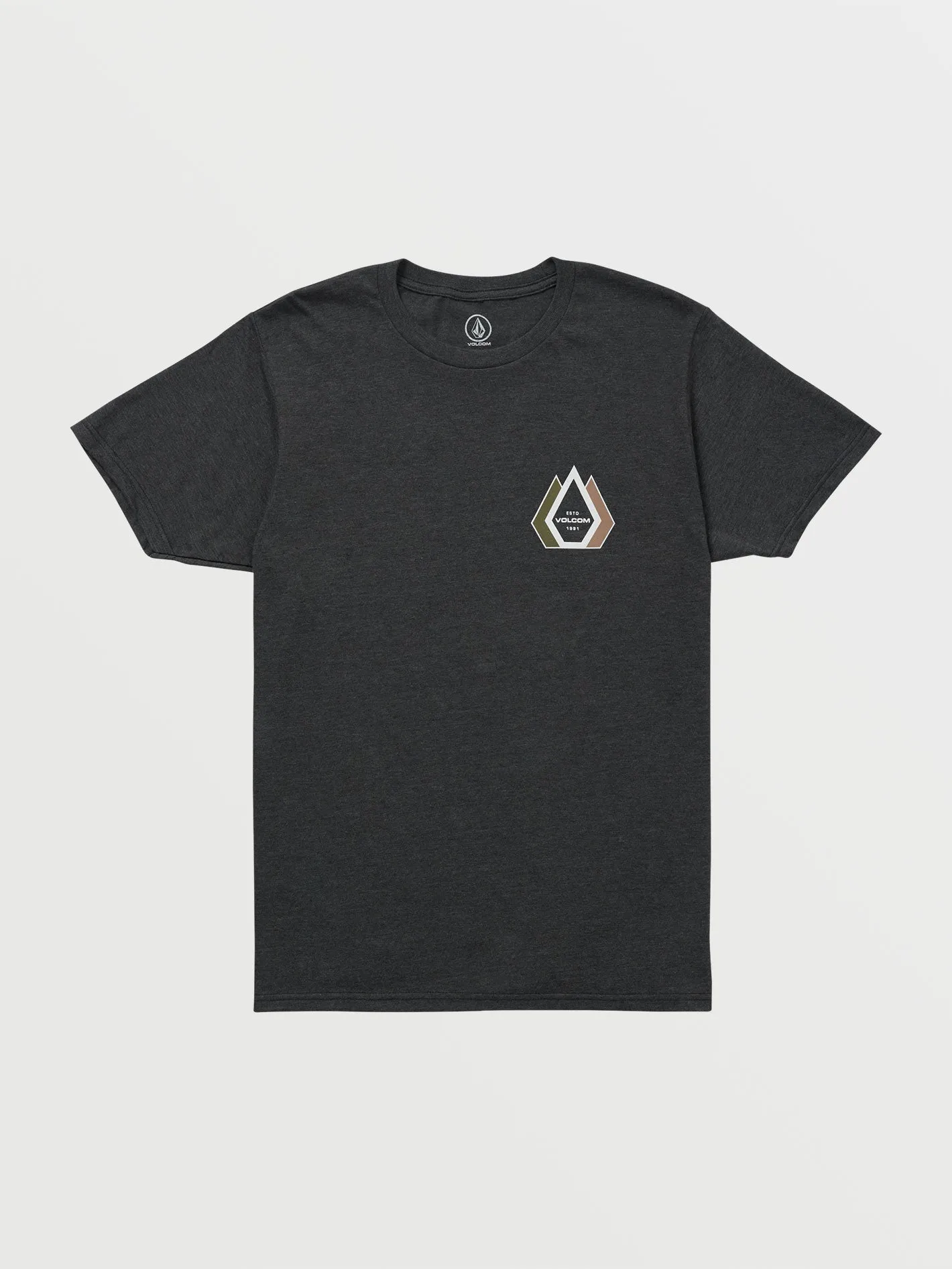 Link Fill Short Sleeve T-Shirt - Charcoal Heather sold by Volcom product image thumbnail 2