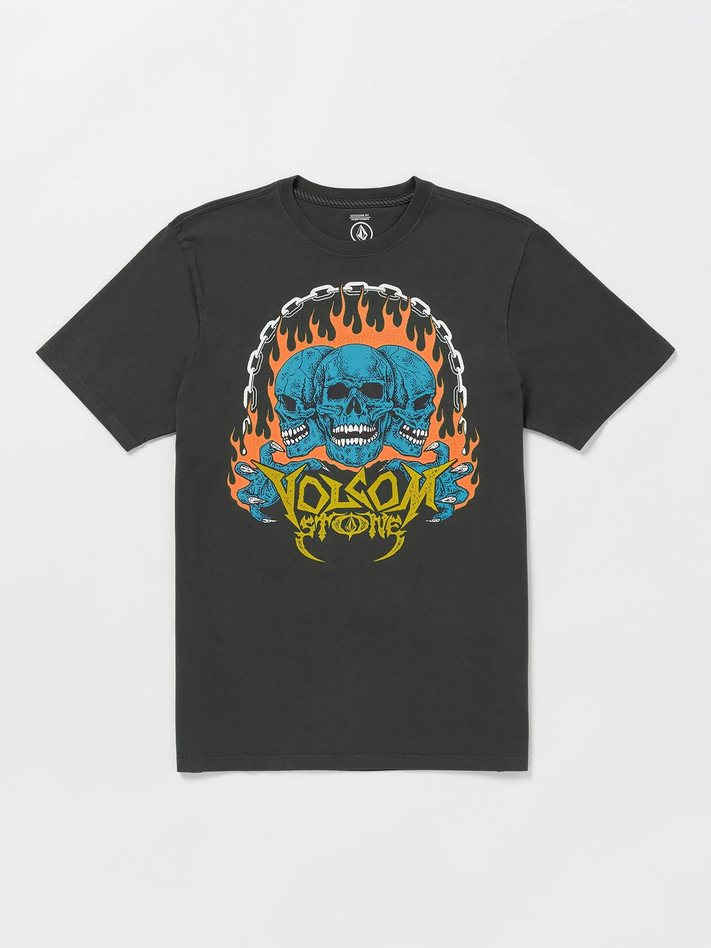 Hot Headed Short Sleeve Tee - Stealth sold by Volcom product image thumbnail 2