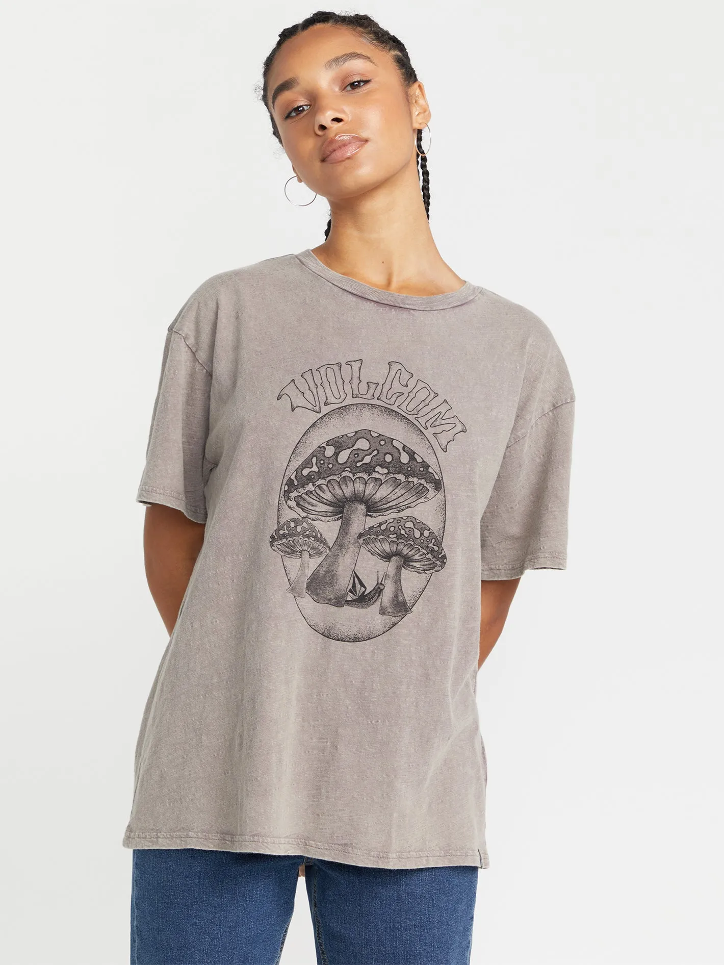 Turnt N Burnt Short Sleeve Shirt - Slate Grey sold by Volcom product image thumbnail 5