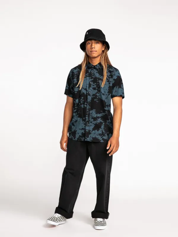 Spikerdye Short Sleeve Shirt - Marina Blue sold by Volcom
