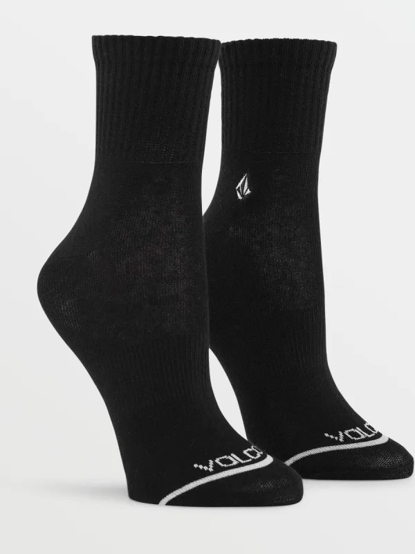 The New Crew 3 Pack Socks - Assorted Colors sold by Volcom