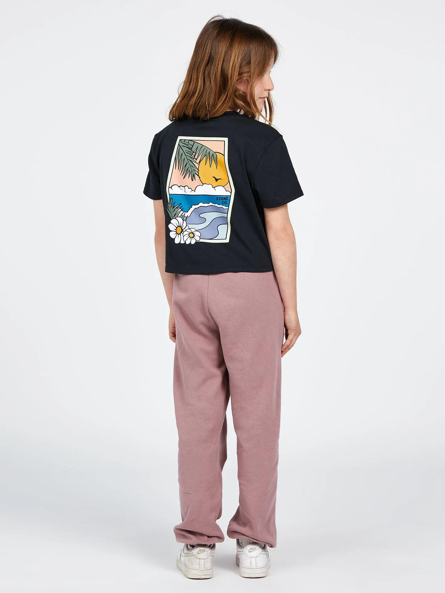 Girls Pocket Dial Short Sleeve Tee - Black sold by Volcom