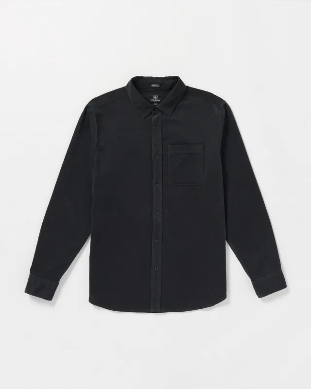 Zander Long Sleeve Shirt - Asphalt Black made by Volcom
