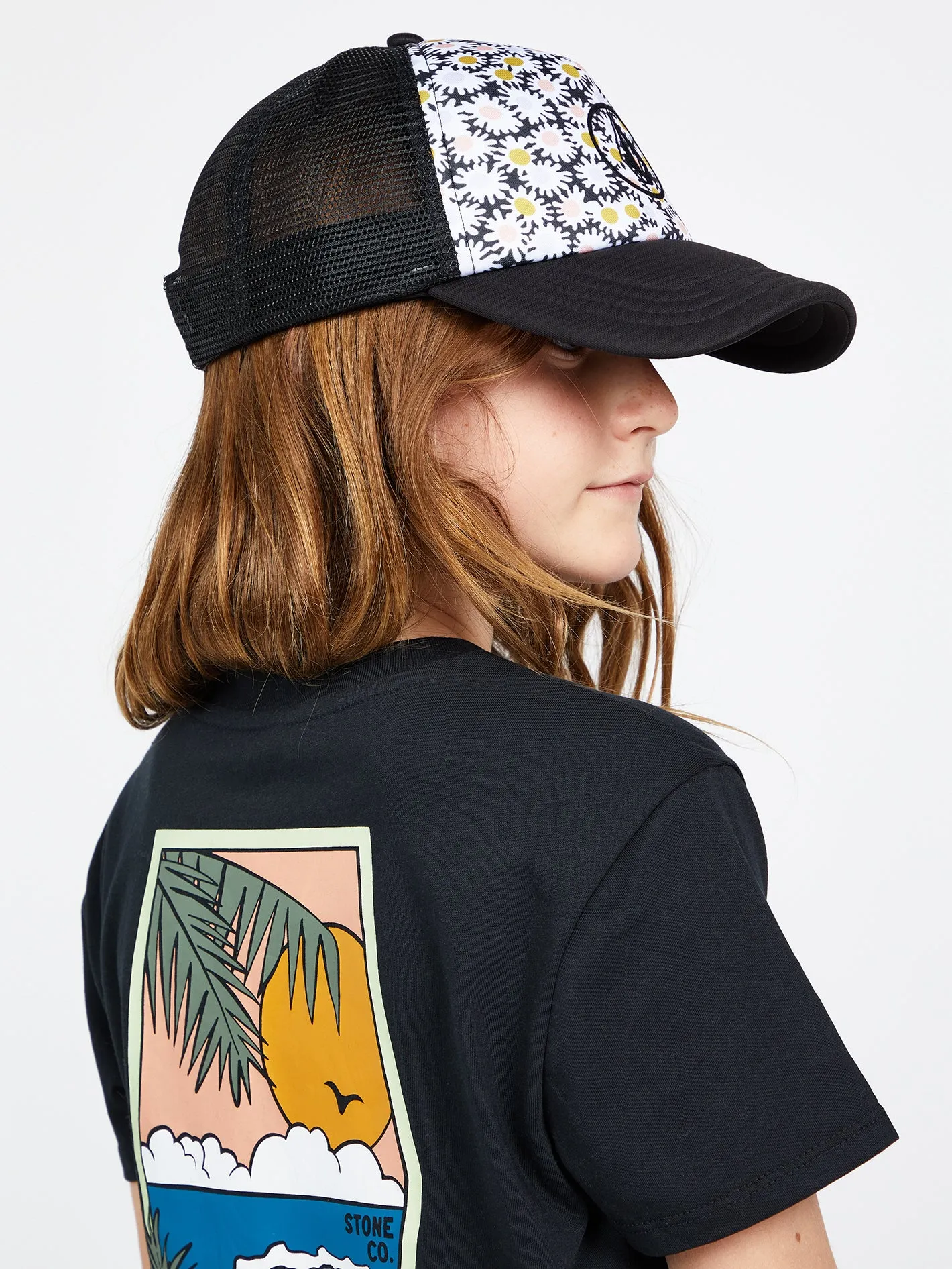 Girls Pocket Dial Short Sleeve Tee - Black sold by Volcom product image thumbnail 3