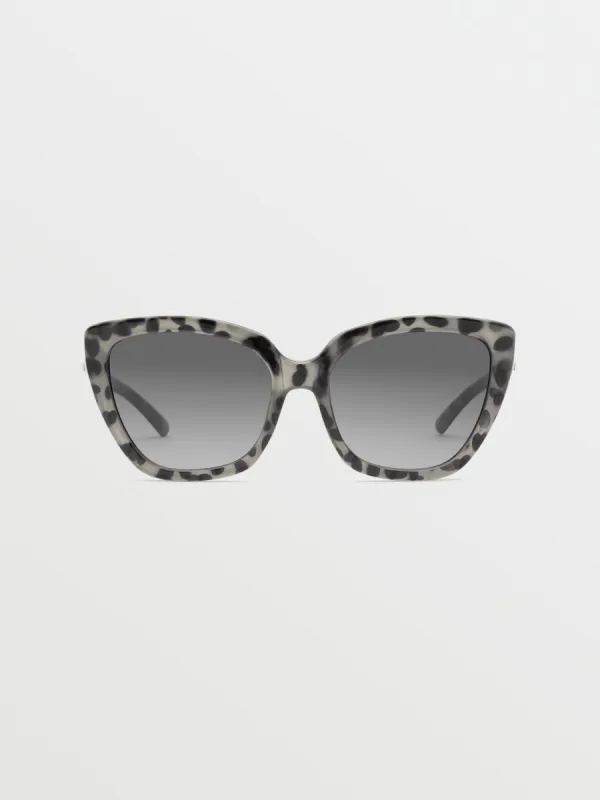 Milli Sunglasses - Gloss Nude Tort/Gray Gradient sold by Volcom