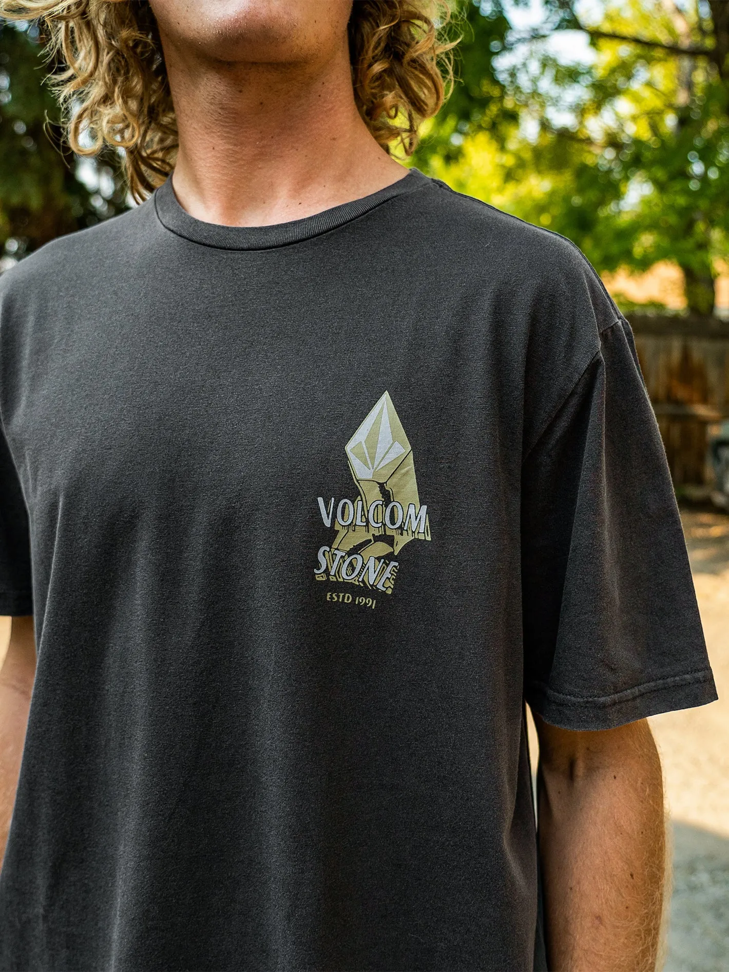 Stone Drag Short Sleeve Tee - Black sold by Volcom product image thumbnail 2