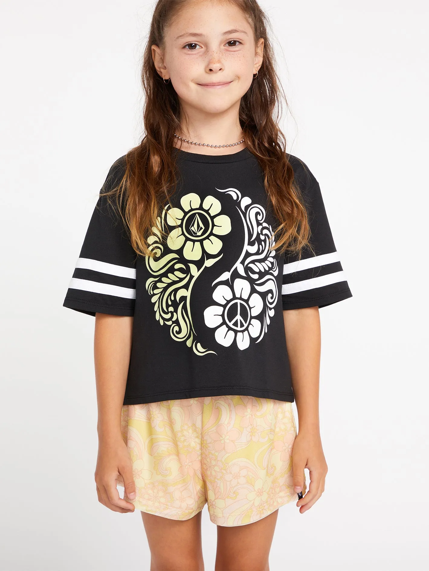 Girls Truly Stoked Short Sleeve Tee - Black sold by Volcom product image thumbnail 3