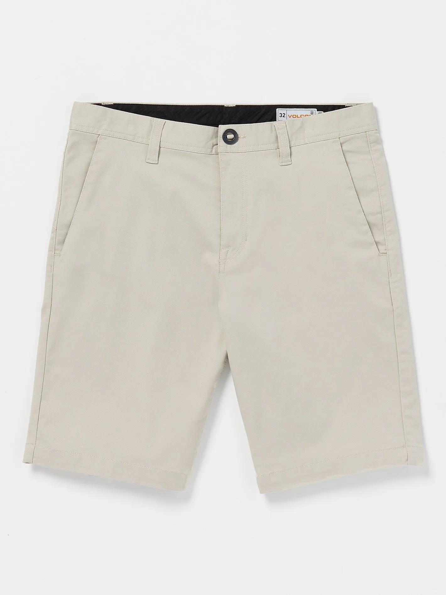 Frickin Modern Stretch Chino Shorts - Stone sold by Volcom