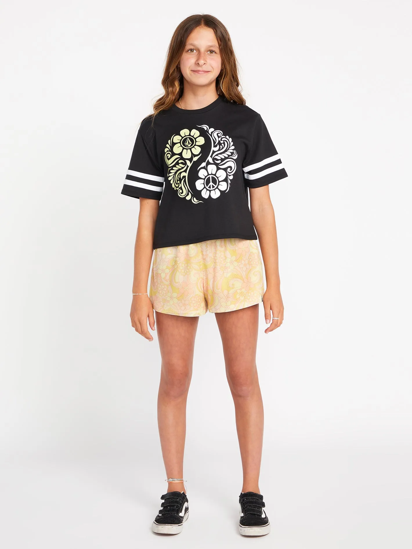 Girls Truly Stoked Short Sleeve Tee - Black sold by Volcom product image thumbnail 4