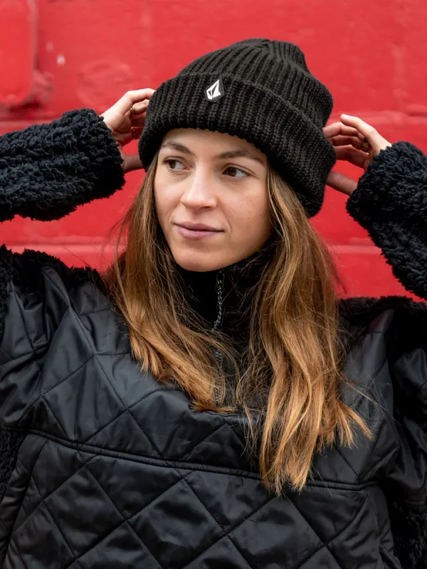 Womens Voluxe Beanie - Black sold by Volcom