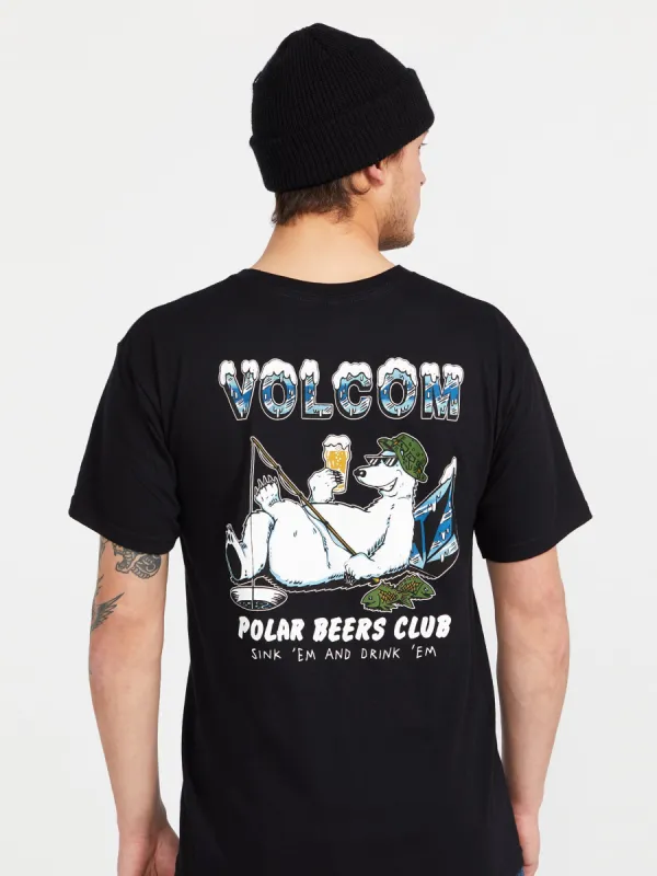 Polar Stoney Short Sleeve Tee - Black sold by Volcom