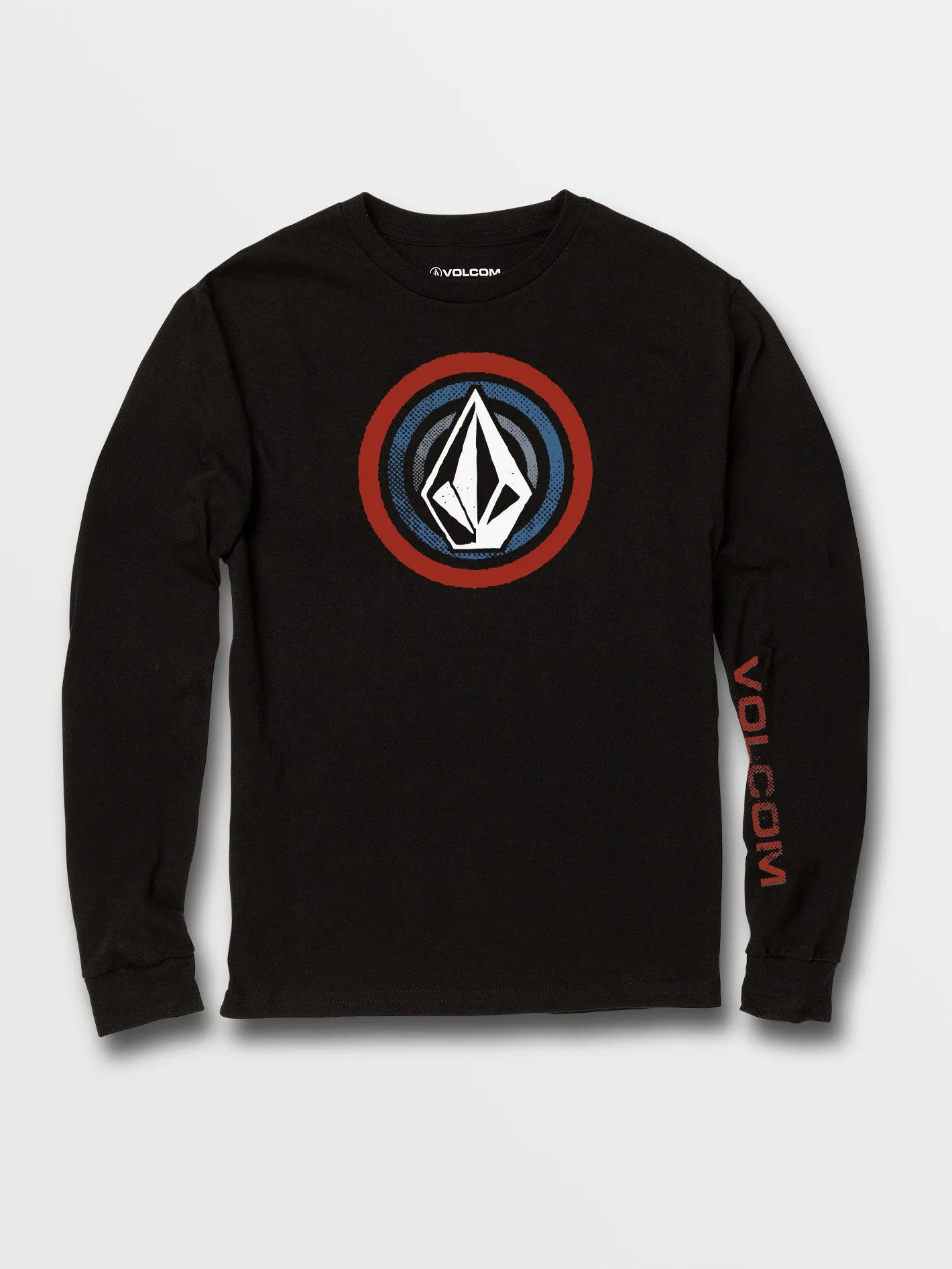 Big Boys Stonezeye Long Sleeve Tee - Black sold by Volcom