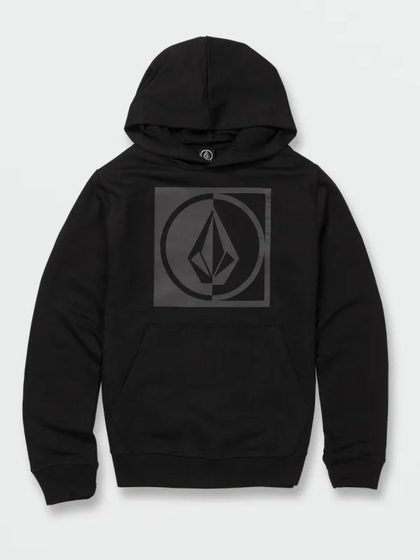 Little Boys Roundabout Pullover Fleece Hoodie - Black Combo sold by Volcom