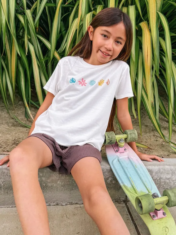 Girls Last Party Tee - Star White sold by Volcom