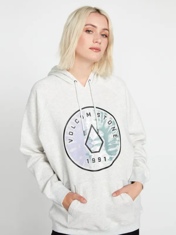 Truly Stoked Boyfriend Hoodie - Light Grey sold by Volcom