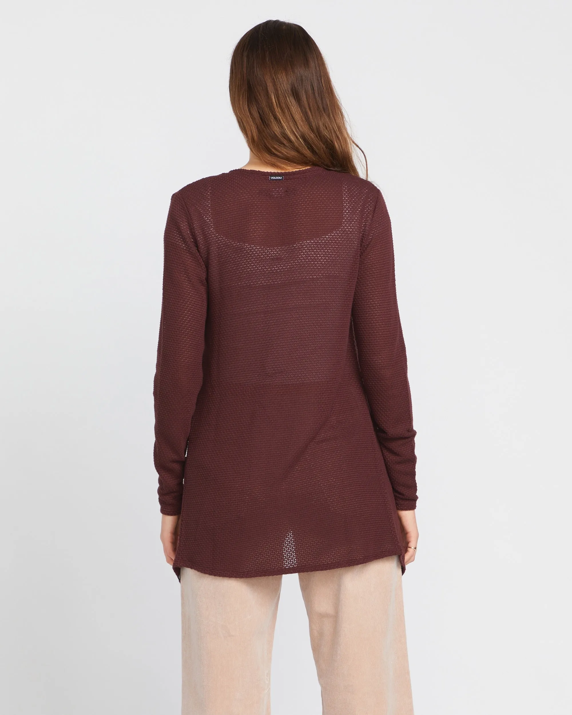 Go Go Wrap Cardigan - Espresso sold by Volcom product image thumbnail 3