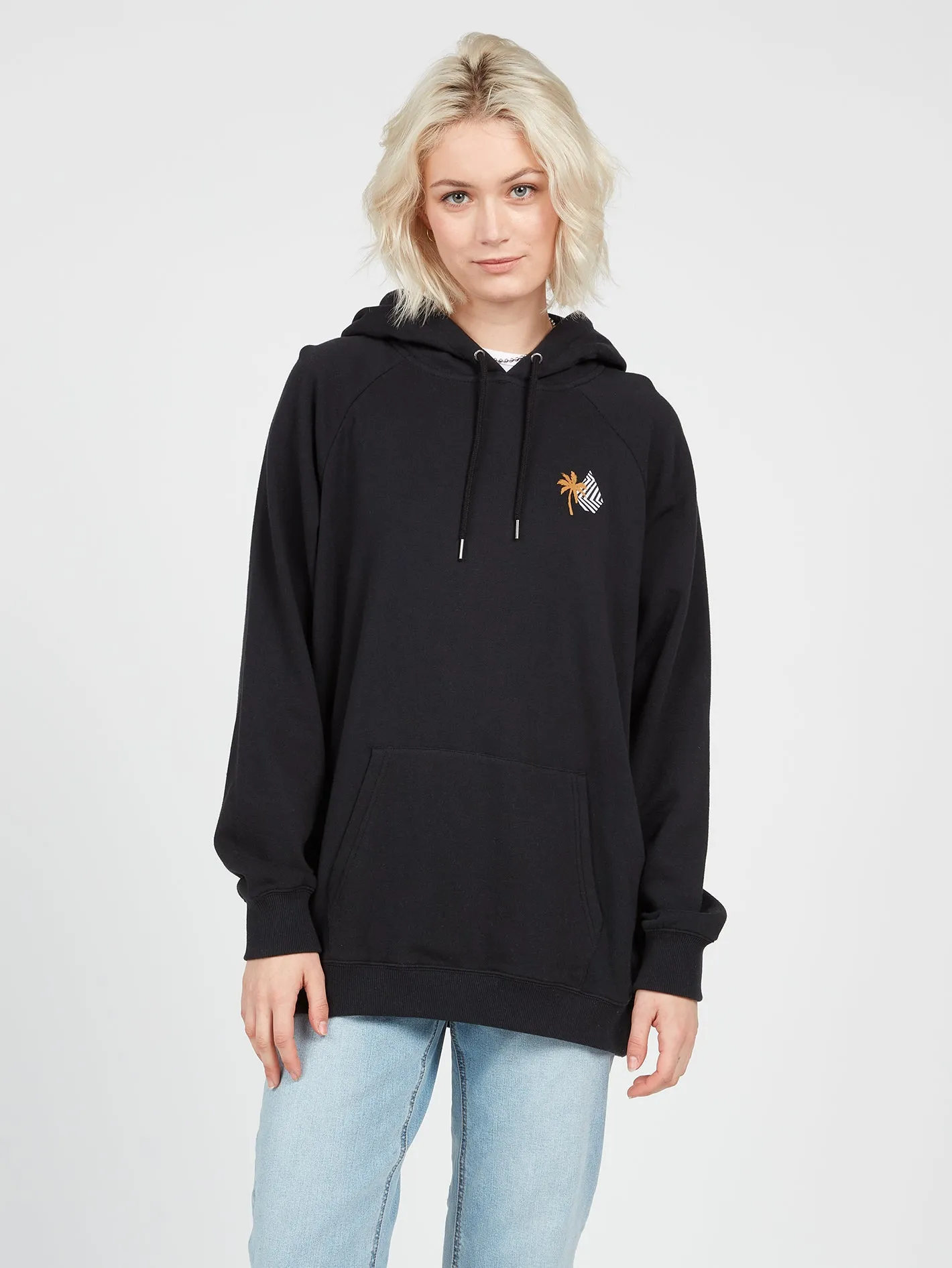 Truly Stoked Boyfriend Hoodie - Black sold by Volcom product image thumbnail 3