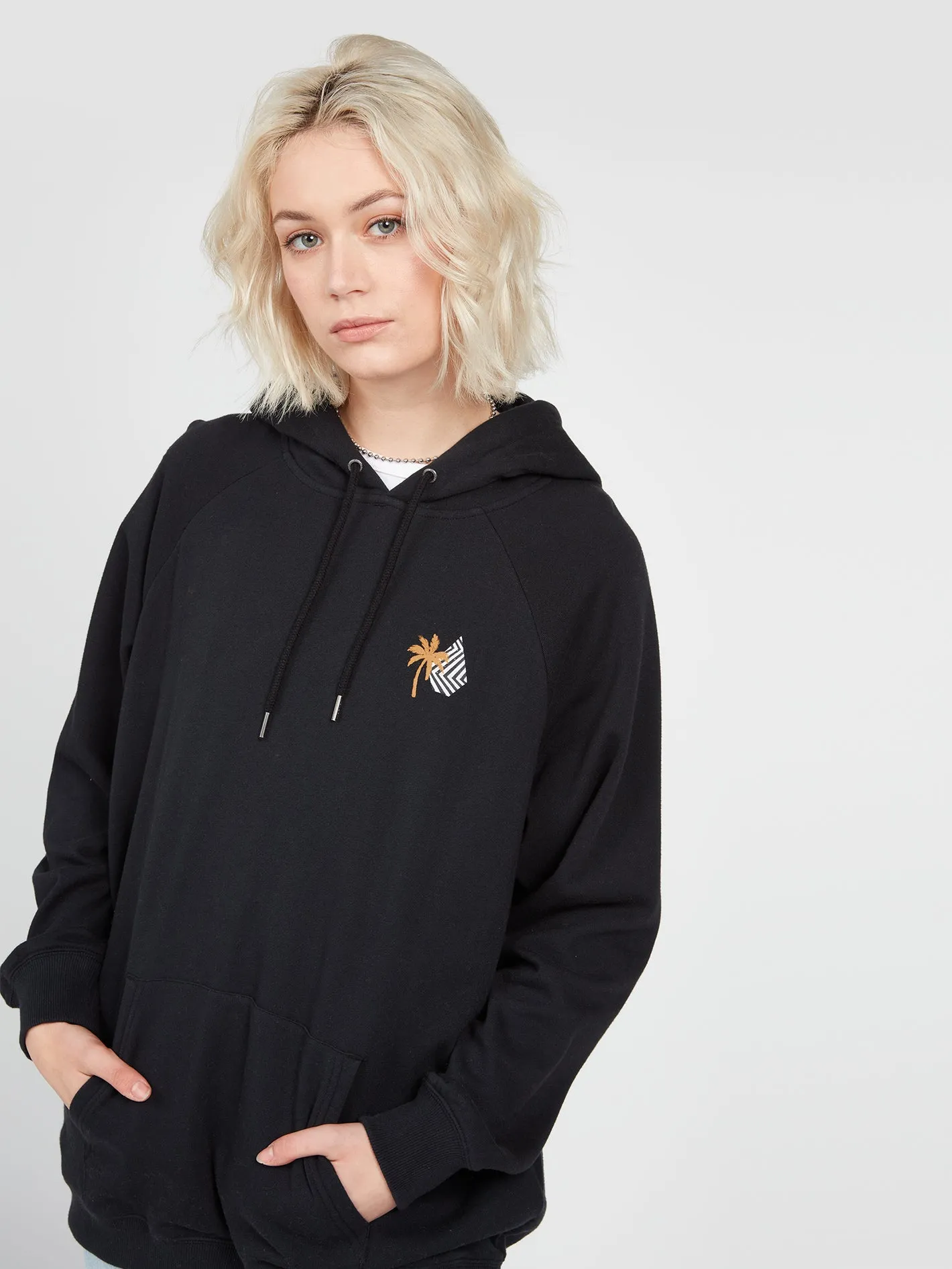 Truly Stoked Boyfriend Hoodie - Black sold by Volcom product image thumbnail 2
