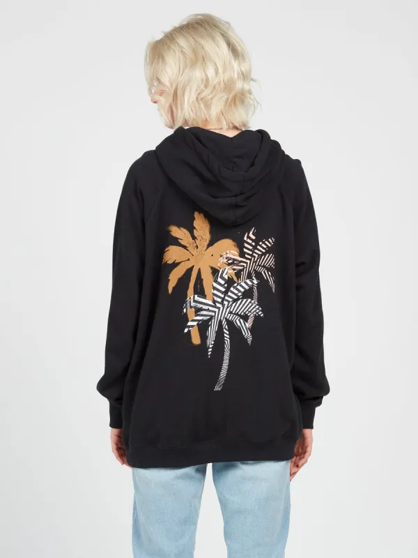 Truly Stoked Boyfriend Hoodie - Black sold by Volcom